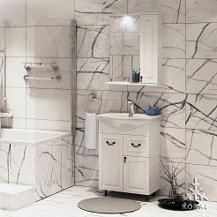 Corozo Мебель для ванной Элегия Ретро 60, бронза – фотография-3
