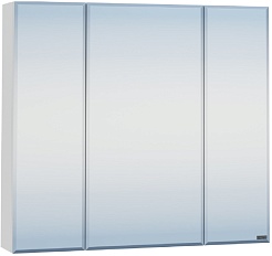 СанТа Мебель для ванной Вегас 75 подвесная с зеркальным шкафом Стандарт 80 белая – фотография-6