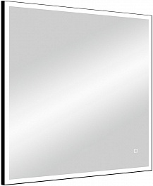 Continent Зеркало Solid Black Led 800x800 – фотография-2