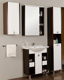 Акватон Мебель для ванной "Крит 65 МН" с зеркальным шкафом – фотография-1