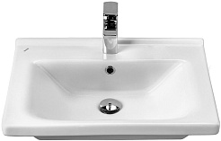 Volna Мебель для ванной Twing 60.2Y белая/бетон – фотография-10