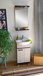 Sanflor Мебель для ванной Толедо 50 R венге, орегон – фотография-4