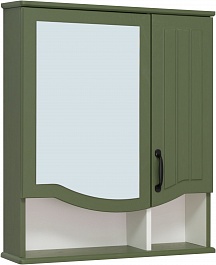 Runo Зеркальный шкаф Марсель 65 зеленый – фотография-1