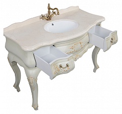 Demax Мебель для ванной "Флоренция 120" перламутр (171636) – фотография-9