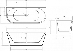ABBER Акриловая ванна AB9216-1.5 150x80 – фотография-5