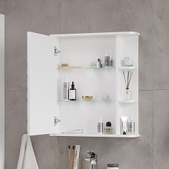 Volna Мебель для ванной Twing 60.2Y белая/бетон – фотография-17