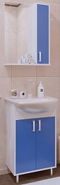 Corozo Мебель для ванной Колор 50, синяя – фотография-1