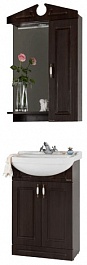 Водолей Мебель для ванной Капри 55 R венге – фотография-1
