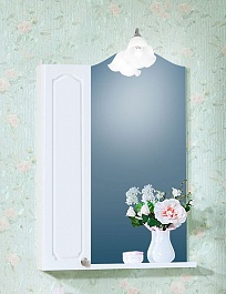 Бриклаер Мебель для ванной Лючия 70 белая, шкафчик – фотография-11