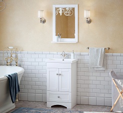 Corozo Мебель для ванной Техас 50 белая – фотография-4