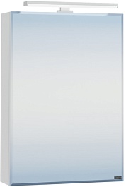 СанТа Зеркальный шкаф Стандарт 50 фацет свет белый – фотография-1