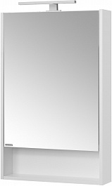 Акватон Зеркальный шкаф Сканди 55 белый – фотография-3