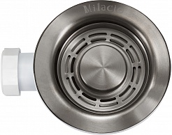 Milacio Сифон для кухонной мойки MC.013.GM вороненая сталь – фотография-2