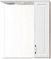 Style Line Зеркальный шкаф Олеандр-2 650/С белый