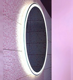 Бриклаер Зеркало Эстель-3 60 LED, сенсор на зеркале – фотография-3