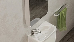 Velvex Мебель для ванной Bio 40, зеркало-шкаф – фотография-10