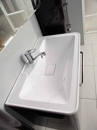 Акватон Мебель для ванной "Валенсия 110" ZSH жемчуг – фотография-2