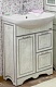 Sanflor Мебель для ванной Адель 65 белая, патина серебро – фотография-11