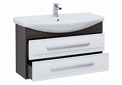 Aquanet Мебель для ванной Остин 105 белая/дуб кантербери – фотография-5