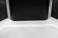 Deto Душевая кабина BМ4510 N (без крыши) BLACK с гидромассажем – фотография-4