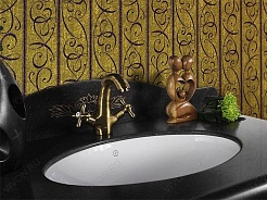 Водолей Мебель для ванной "Верди 120" черная – фотография-5