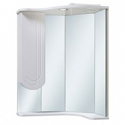Runo Зеркало-шкаф для ванной Бис 40 L угловое – фотография-1