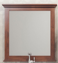 Opadiris Зеркало для ванной Палермо 90 орех – фотография-1