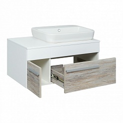Runo Мебель для ванной Вудлайн 100 (Caspia 60 Square) – фотография-6