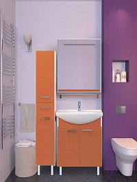 Misty Зеркало для ванной Джулия 50 оранжевое – фотография-2