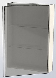 Aquanet Зеркальный шкаф "Орлеан 50" белый – фотография-6
