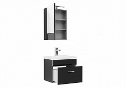 Aquanet Мебель для ванной Верона 50 черная – фотография-2