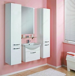 Акватон Мебель для ванной "Ария 65" белая – фотография-3