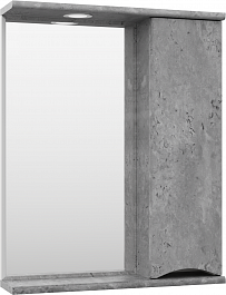 Misty Зеркальный шкаф Атлантик 60 R серый камень – фотография-2