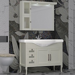 Opadiris Мебель для ванной Мираж 100 слоновая кость – фотография-1