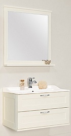 Акватон Мебель для ванной "Леон 80" дуб белый – фотография-1