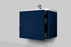 Am.Pm Мебель для ванной Gem 60 глубокий синий, с 2 ящиками – фотография-7