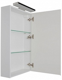 Aquanet Зеркальный шкаф "Орлеан 50" белый – фотография-5