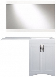 Style Line Мебель для ванной Даллас классик 120 Люкс R, белая, PLUS – фотография-1
