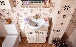 Бриклаер Мебель для ванной Кантри 65 шкафчик – фотография-5