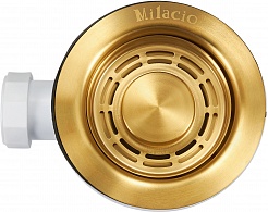 Milacio Сифон для кухонной мойки MC.013.GD золото – фотография-2