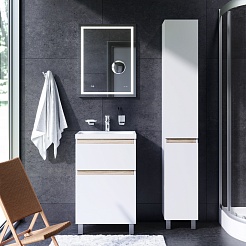 Am.Pm Мебель для ванной X-Joy 55 белый глянец, напольная – фотография-3