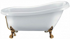 Фэма Акриловая ванна "Alba 155", ножки золото, покрытие RAL металлик  – фотография-1