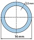 Hydrosta Труба мет/пласт Дн 16 х 2,0 мм (евростандарт) – фотография-8