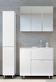 Style Line Мебель для ванной Барселона 90 R белая с б/к Люкс Plus – фотография-24
