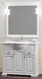 Opadiris Мебель для ванной Риспекто 95 цвет 9003 (белый матовый) – фотография-1