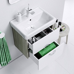Aqwella Мебель для ванной Аликанте 55 с зеркалом – фотография-6