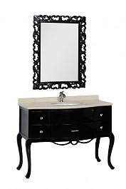 Demax Мебель для ванной "Престиж 115" черная (175661) – фотография-1