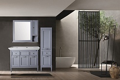 ASB-Woodline Мебель для ванной Гранда 105, grigio серый – фотография-3