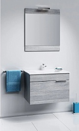 Aqwella Зеркало для ванной Бриг 70 дуб седой – фотография-2