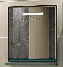 Misty Зеркало для ванной Джулия 65 зеленое – фотография-2